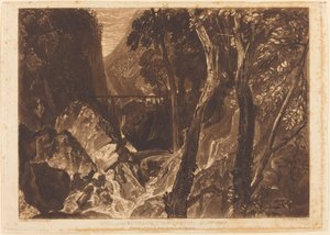 Moulin près de la Grande Chartreuse, publié en 1816 - Joseph Mallord William Turner