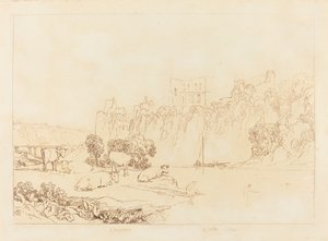 Rivière Wye, publié en 1812 - Joseph Mallord William Turner