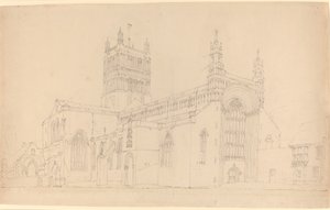 Abbaye de Tewkesbury - Joseph Mallord William Turner