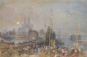 Le Canal de la Loire et du Cher, près de Tours - Joseph Mallord William Turner