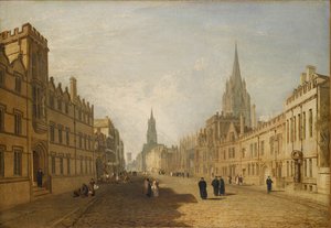 Vue de la High Street, Oxford, 1809-1810 - Joseph Mallord William Turner