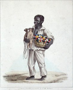 Vendeur de marionnettes au carnaval, Kingston, Jamaïque