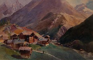 Zermatt depuis Platten - J.M. Donne