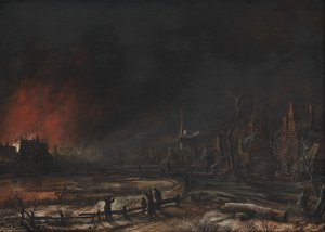 Un paysage suisse avec la montagne Wetterhorn - J.P. Møller