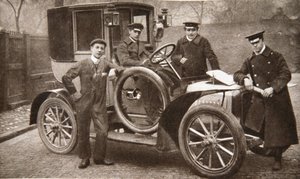 Premier taxi à Liverpool, Merseyside, 1906