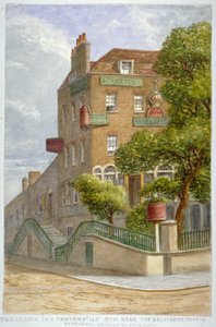 The Crown Inn, Pentonville Hill, Islington, Londres, vers 1865 - JT Wilson