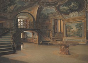 Une salle au Palazzo Borghese - J.Th. Hansen