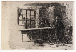 Hutte de pêcheur--Intérieur--Île de Man