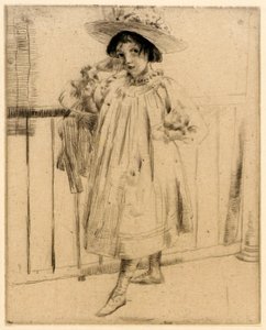 Sous le porche - J. Alden Weir