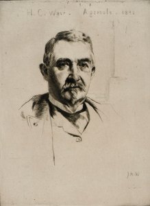 Portrait du colonel H.C. Weir (Agricola) - J. Alden Weir
