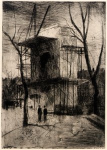 Washington Arch no. 2 - J. Alden Weir