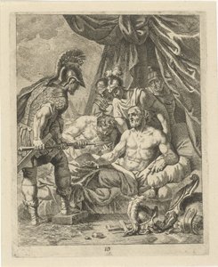 Achille guérit Téléphos - J. Alexander Janssens
