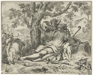 Ange apparaissant à Agar - J. Alexander Janssens