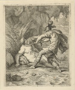 Pélée capturant Thétis (Scènes de la vie d