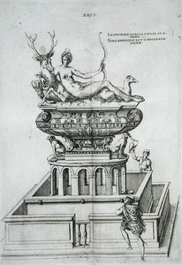 Conception de fontaine, de 