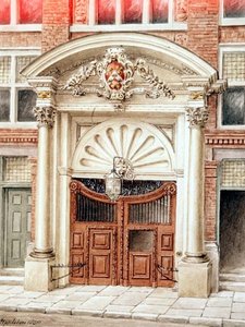 Porte de Brewers Hall dans Addle Street, Londres