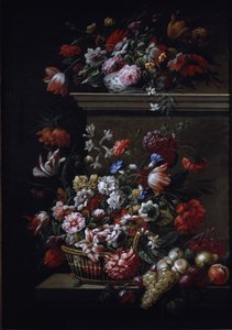 Nature morte de fleurs - J B and Bogdany Jakob Monnoyer