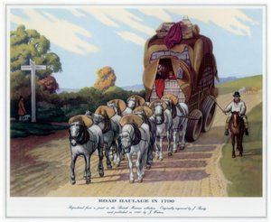 Transport routier en 1790, 1820 - J Baily