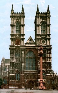 Abbaye de Westminster, Londres, début du 20ème siècle