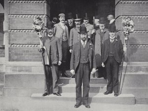 Hocktide à Hungerford, constable et hommes tutti - J. Benjamin Stone