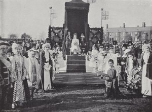 Festival du 1er mai de Knutsford, couronnement de la reine - J. Benjamin Stone