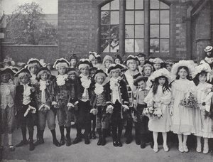 Festival du 1er mai de Knutsford, les enfants - J. Benjamin Stone