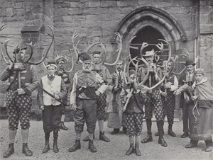 La danse des cornes, Abbots Bromley, tous les personnages
