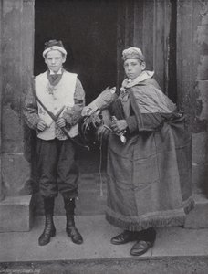La danse des cornes, Abbots Bromley, le fou et Robin des Bois
