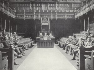 La Chambre des communes en comité - J. Benjamin Stone