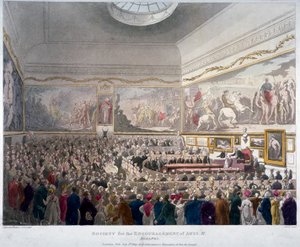 Réunion de la Société des Arts dans les Bâtiments de l