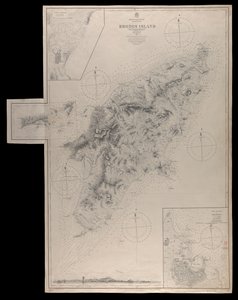 Archipel méditerranéen Île de Rhodes relevé... sous la direction du Com
