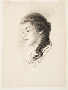Portrait, peut-être Elizabeth Vail - J. Carroll Beckwith