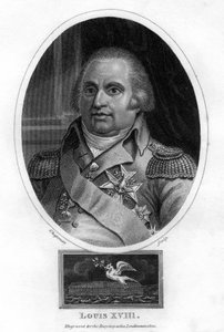 Louis XVIII, roi de France, 1820 - J. Chapman