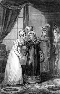 Le dernier entretien entre Sa Majesté et la princesse Charlotte, 1820 - J. Chapman