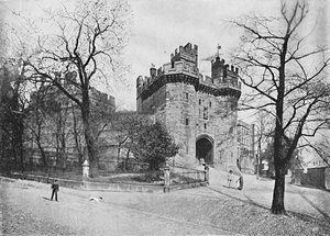 Château de Lancaster : Tour de Jean de Gand, vers 1896 - J. Davis