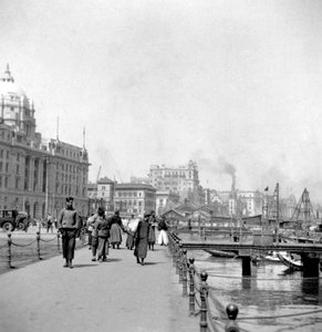 Le Bund, Shanghai, Chine, début du 20e siècle