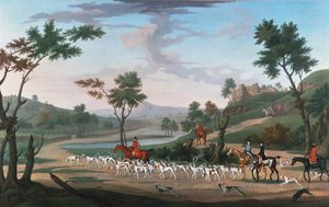 Scène de chasse au galop - J. Francis Sartorius
