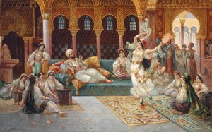 Une danse de harem - J. G. Delincourt
