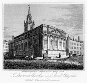 Église Saint-Laurent, King Street, Cheapside, Londres - J. Greig