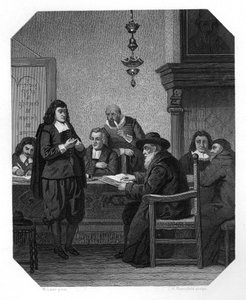 Benedict Spinoza, philosophe néerlandais du 17ème siècle, vers 1870