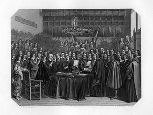 Le serment de ratification du traité de Münster