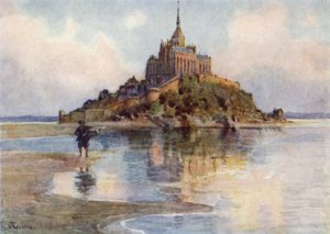 Mont St Michel depuis Tombelaine, soir - J. Hardwicke Lewis