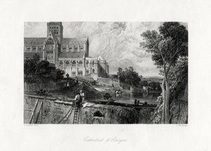 Cathédrale de Glasgow, Écosse, 19ème siècle - J. Horsburgh