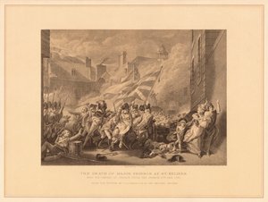 La mort du major Peirson à St. Heliers, 1781