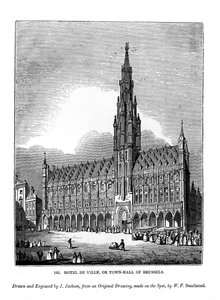 Hôtel de Ville de Bruxelles, 1843