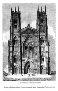 Façade ouest de la cathédrale d