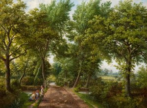 Hobb Moor Road Ford, Birmingham, années 1870 - J. Jolly