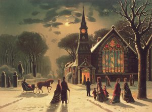La veille de Noël, pub. par J. Hoover and Son, 1878