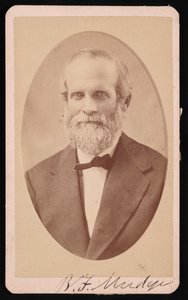Portrait de Benjamin Franklin Mudge, juillet 1873