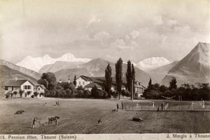 Pension Liten, Thoune, Suisse, 1885 - J Moegle